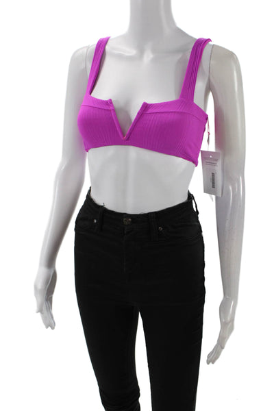 LSPACE Womens Lee Lee Bikini Top - Bright Fuchsia Size XS