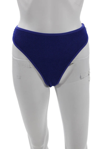 Good American Womens Always Fits Good Waist Bikini Bottoms - Capri Blue Size XXS
