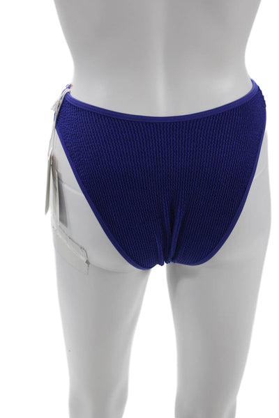 Good American Womens Always Fits Good Waist Bikini Bottoms - Capri Blue Size XXS