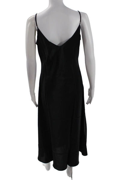 DANNIJO Womens Midi Slip Dress - Noir Size L