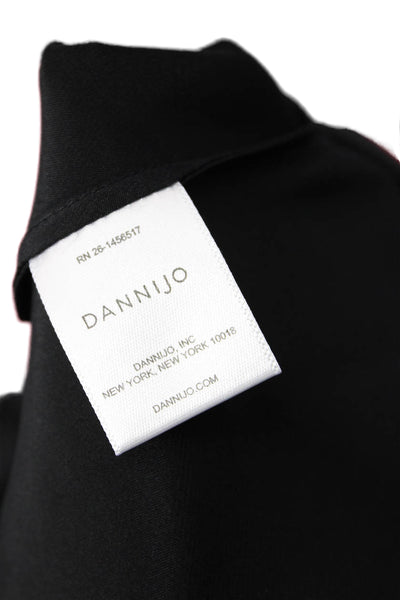 DANNIJO Womens Midi Slip Dress - Noir Size L