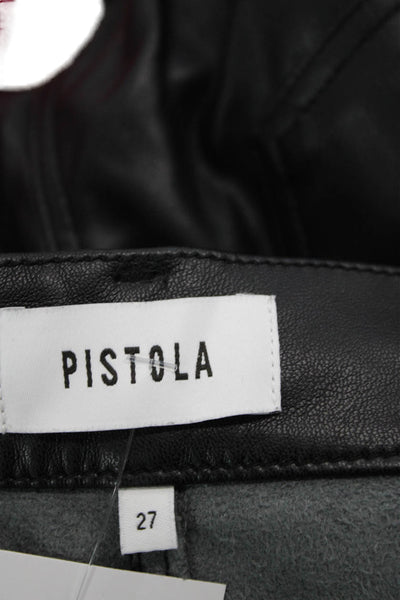 Pistola Denim Womens Lennon Pants - Slate Black Size 27