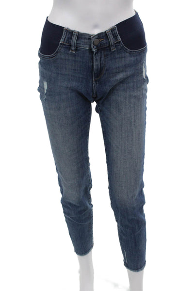 DL1961 Womens Emma Power Legging Skinny Maternity Jeans - Strobe Size 26