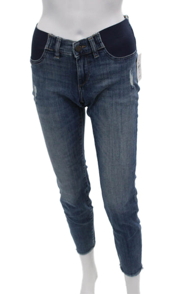 DL1961 Womens Emma Power Legging Skinny Maternity Jeans - Strobe Size 26