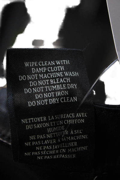 BLANKNYC Womens Black Vegan Leather Moto Pants - Daddy Soda Size 23
