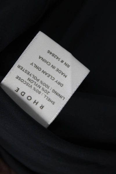 RHODE Womens Jemima Dress - Black Size 6