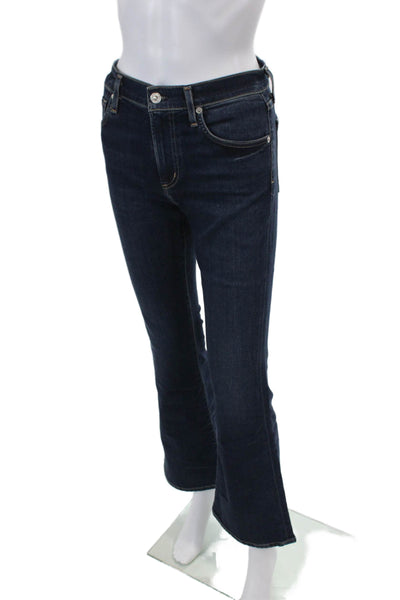 Citizens of Humanity Womens Dark Wash Denim Mid-Rise Flared Jeans Blue Size 26