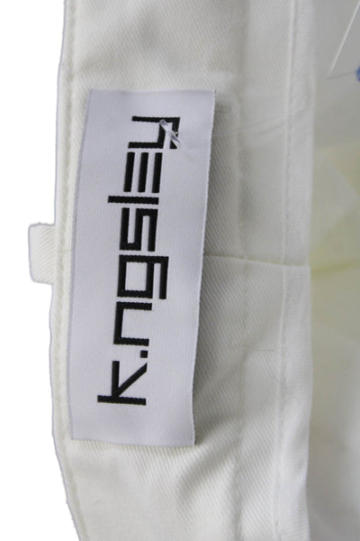 K.ngsley Womens Ayan Trousers - Eggshell Size 30