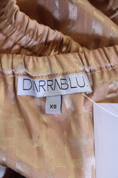 DIARRABLU Womens Naka Top - Dhaw Gold Size XS