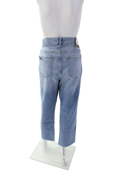 DL1961 Womens Patti Straight Maternity Ankle Jeans - Reef Size 32