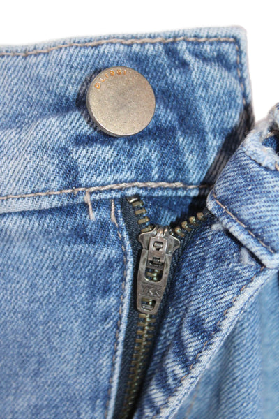 DL1961 Womens Patti Straight Maternity Ankle Jeans - Reef Size 32