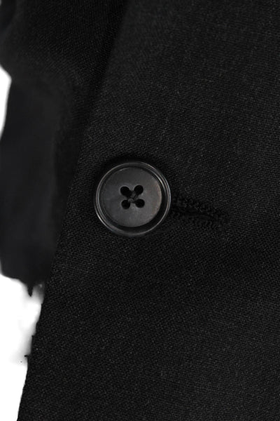 Christian Dior Men's Long Sleeves Lined Two Button Basic Jacket Black Size 42