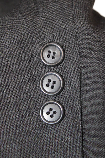 Christian Dior Men's Long Sleeves Lined Two Button Basic Jacket Black Size 42