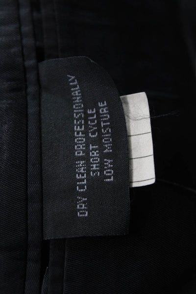 Christian Dior Men's Long Sleeves Lined Two Button Basic Jacket Black Size 42