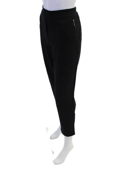J. Mclaughlin Women's Pull-On Fitted Straight Leg Casual Pants Black Size 12