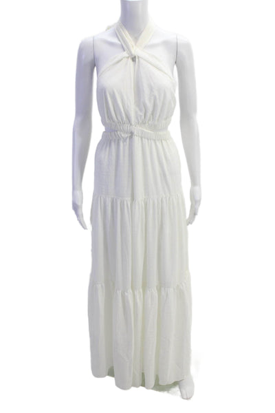 Significant Other Womens Clementine Dress - Cream Check Size 2