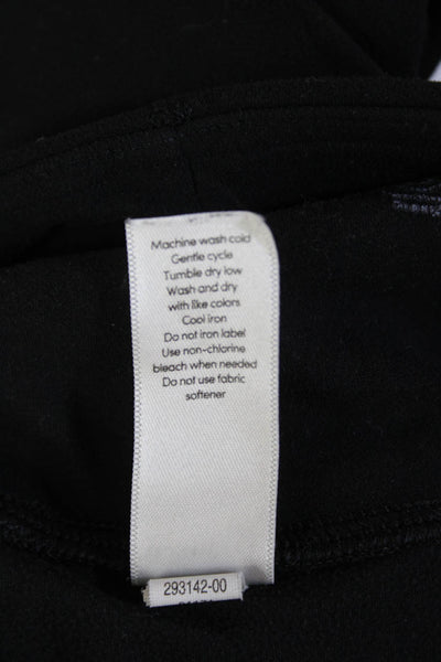 Athleta Womens Solid Stretch Mid-Rise Activewear Ankle Leggings Black Size XS