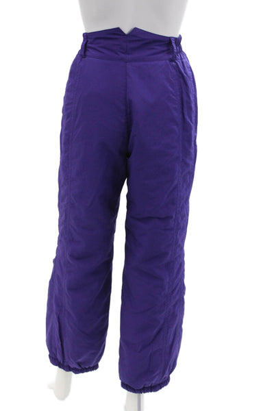 Bogner Womens Zipper Fly High Rise Straight Leg Snow Pants Purple Size 6