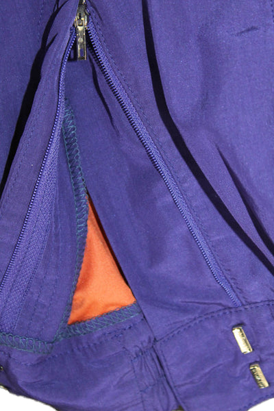Bogner Womens Zipper Fly High Rise Straight Leg Snow Pants Purple Size 6