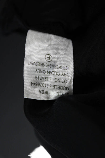 Theory Womens Scoop Neck Back Strap Boxy Lightweight Tank Top Black Size Medium