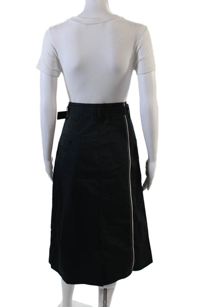 3.1 Phillip Lim Womens Deconstructed Skirt - Navy Size 6