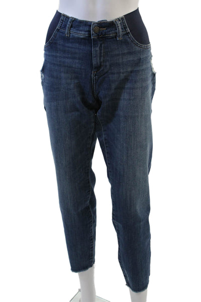 DL1961 Womens Emma Power Legging Skinny Maternity Jeans - Strobe Size 32