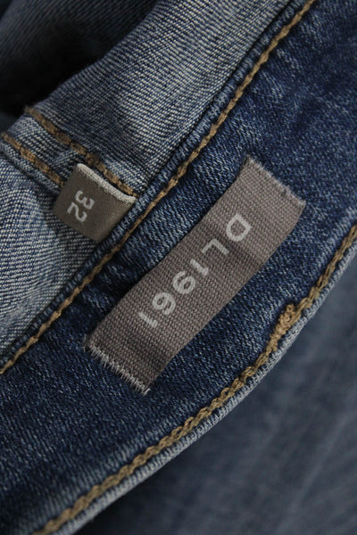DL1961 Womens Emma Power Legging Skinny Maternity Jeans - Strobe Size 32