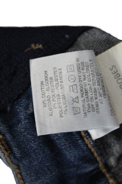 DL1961 Womens Emma Power Legging Skinny Maternity Jeans - Strobe Size 24