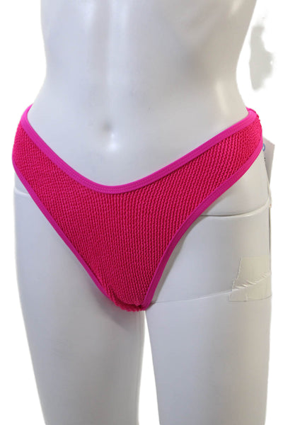 Good American Womens Always Fit Boomerang Bottoms - Pink Glow Size L/XL