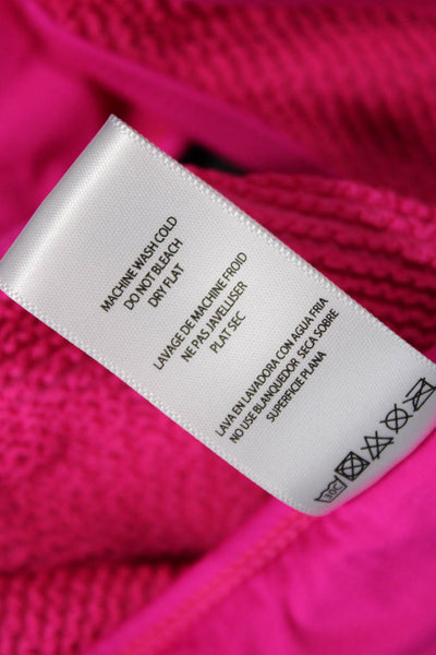 Good American Womens Always Fit Boomerang Bottoms - Pink Glow Size L/XL