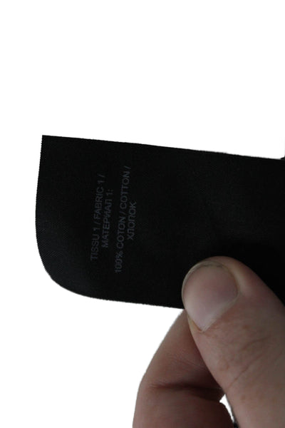 Balmain Mens Cotton Raised Logo Long Sleeve Drawstring Hoodie Brown Size M