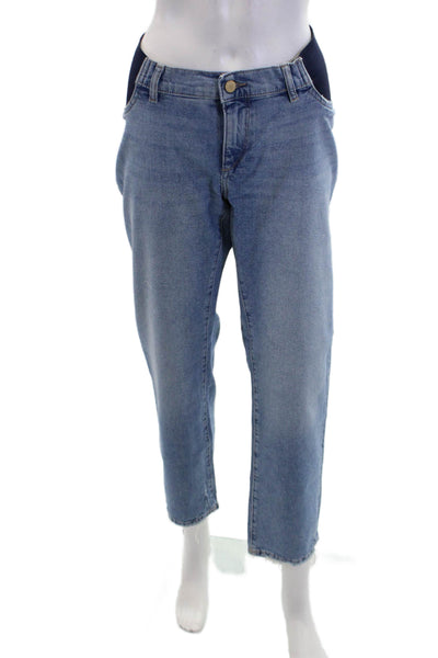 DL1961 Womens Patti Straight Maternity Ankle Jeans - Reef Size 31