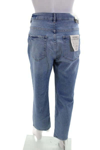 DL1961 Womens Patti Straight Maternity Ankle Jeans - Reef Size 31