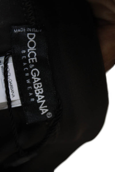 Dolce & Gabbana Beachwear Mens Bathing Suit Bottom Brown Size Extra Small
