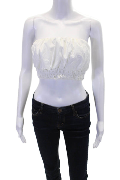 ASTR the Label Womens Alani Top - White Size M