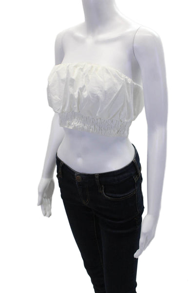 ASTR the Label Womens Alani Top - White Size M