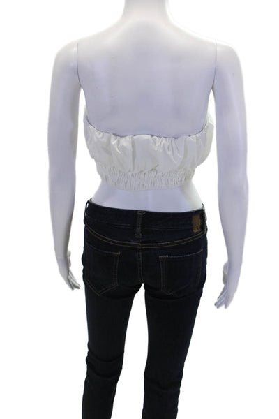 ASTR the Label Womens Alani Top - White Size M