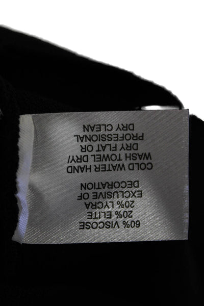 Autumn Cashmere Womens Tulle Tube Top - Black Size L