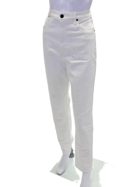 SLVRLAKE Womens Beatnik Jeans - White Size 32