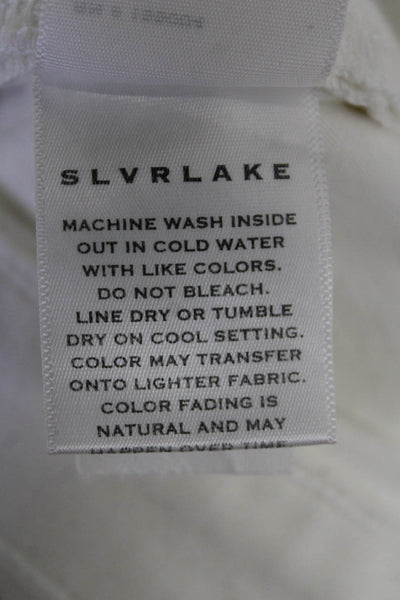 SLVRLAKE Womens Beatnik Jeans - White Size 32