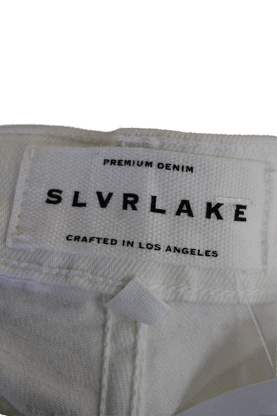 SLVRLAKE Womens Beatnik Jeans - White Size 32
