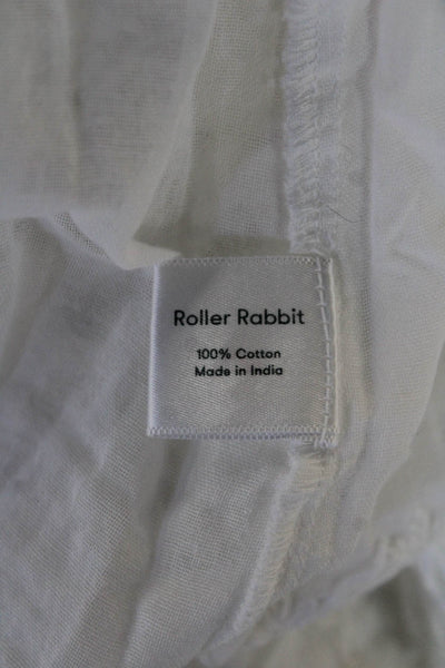 Roller Rabbit Womens Lucknow Serafina Tunic - White Size S