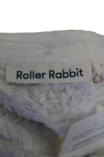 Roller Rabbit Womens Lucknow Serafina Tunic - White Size S