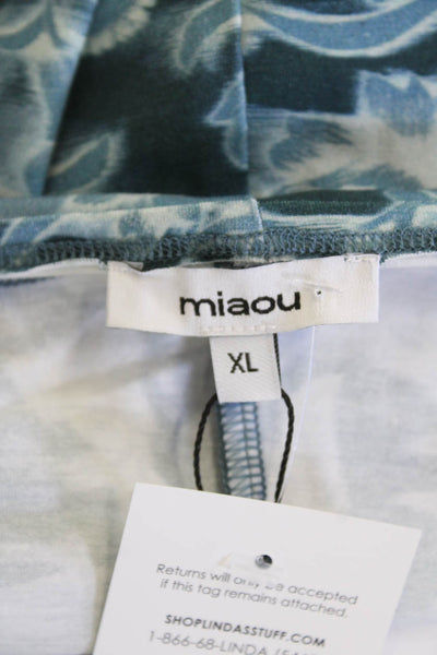 Miaou Womens Paola Dress - Medan Paisley Blue Size XL