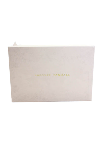 Loeffler Randall Womens Camellia Pleated Bow Heel with Ankle Strap Size 10- Pear