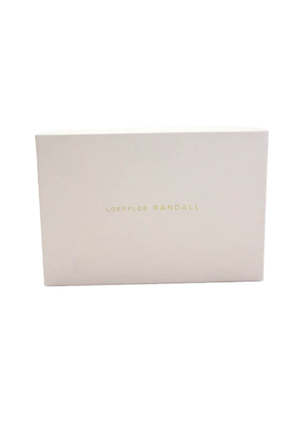 Loeffler Randall Womens Camellia Pleated Bow Heel with Ankle Strap Size 9 - Pear