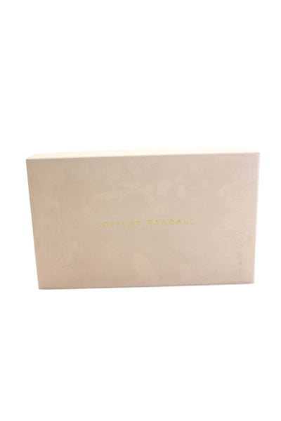 Loeffler Randall Womens Camellia Pleated Bow Heel with Ankle Strap Size 5 - Beau