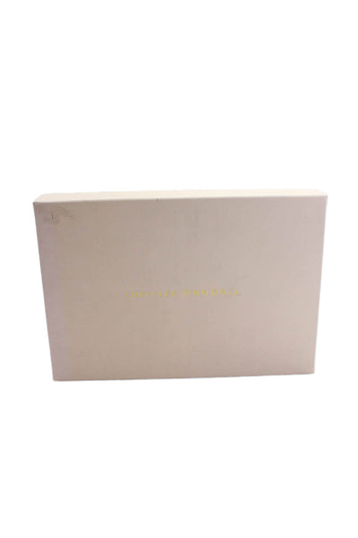 Loeffler Randall Womens Camellia Pleated Bow Heel with Ankle Strap - Pearl Size