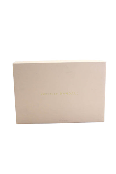 Loeffler Randall Womens Camellia Pleated Bow Heel with Ankle Strap Size 7.5 - Pe