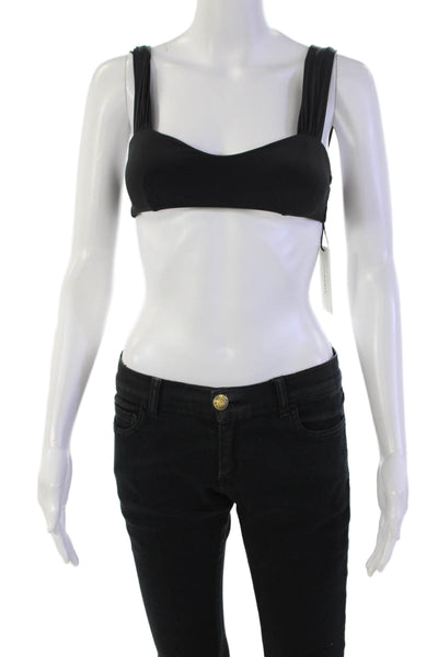 STAUD Womens Melrose Bikini Top - Black Size XS